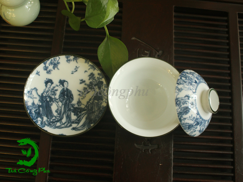 Ấm Tống Sứ Du Xuân Đồ Trang - CN43